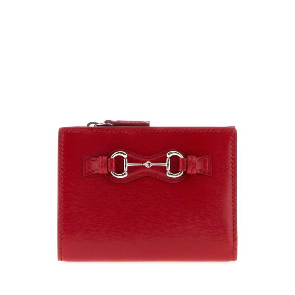 Gucci Women Red Leather Wallet